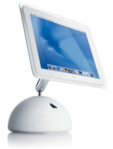iMac G4 with arm-mounted 17-inch display